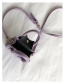 Fashion Purple Contrast Mini Shoulder Bag