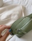 Fashion Blue Solid Color Underarm Shoulder Bag