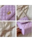 Fashion Large Purple Rhombus Chain Shoulder Diagonal Small Square Bag