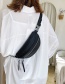 Fashion Pure Black Chain Shoulder Crossbody Bag