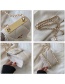 Fashion White Diamond Chain Shoulder Crossbody Bag
