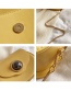 Fashion Yellow Mini Shoulder Crossbody Chain Saddle Bag
