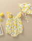 Fashion Yellow Apple Baby Pack Fart Three Months Baby Clothes