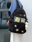 Fashion Black Bear Pendant Cartoon Transparent Card Badge Doll Backpack