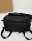 Fashion Black Multi-pocket Large-capacity Letter Logo Backpack