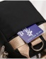 Fashion Blue Contrast Stitching Small Balls Oxford Cloth Shoulder Messenger Bag