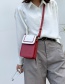 Fashion Red Stitching Contrast Cat Paw Clamshell Shoulder Bag
