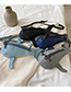 Fashion Blue One-shoulder Cross-body Contrast Whale Bag