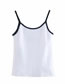 Fashion Gray Bird Letter Embroidered Camisole