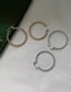 Fashion Silver (3.9cm In Diameter) Rhombus Geometric Round Alloy Earrings