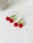 Fashion Cherry Handmade Beaded Cherry Strawberry Earrings