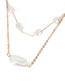 Fashion Golden Chain Shaped Pearl Handmade Multi-layer Necklace
