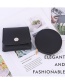 Fashion Black Silver Buckle Bag Can Be Inlaid With Pu Coin Purse