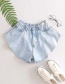 Fashion Blue Denim Shorts