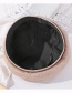 Fashion Black Pleated Solid Color Stitching Beret