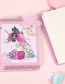 Fashion Pink Flower Unicorn Sequined Unicorn Flower Notebook