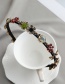 Fashion Color Alloy Diamond Spider Flower Hair Band