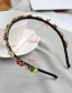 Fashion Color Alloy Diamond Spider Flower Hair Band