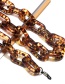 Fashion Leopard Print Resin Acrylic Leopard Anti-skid Anti-lost Glasses Chain
