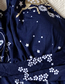 Fashion Navy Navy Blue Elk Flower Swimsuit