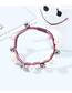 Fashion Color Mixing Resin Stars Pearl Earrings Hair Set