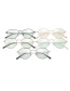 Fashion Silver Frame-after Changing Color Anti-fatigue And Anti-blue Light Non-degree Flat Mirror Glasses Frame