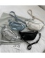 Fashion Blue Chain Stitching Shoulder Bag
