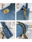 Fashion Blue One-shoulder Crossbody Bag
