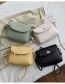 Fashion Beige Solid Color Shoulder Messenger Bag With Flip Lock