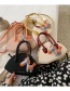 Fashion Orange Stitching Contrast Shoulder Bag