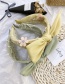 Fashion Blue Mesh Lace Flower Handmade Bow Knot Headband
