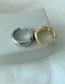 Fashion Silver Wide Version Metal Open Ring