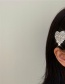 Fashion Single Full Diamond Three-dimensional Curved Love Hairpin