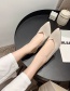 Fashion Apricot Pointed Toe High-heeled Shoes With Elastic Back