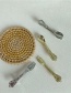 Fashion Fork Golden Spoon And Fork Clip