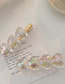 Fashion Sliced ??love-3 Dream Laser Transparent Ice Cube Hairpin