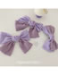 Fashion Section B Purple Super Large Bow Hair Clip