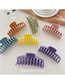 Fashion Hollow Clip-purple Candy-colored Large Plate Hairpin (single Price)