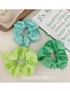Fashion Grass Green Colored Cloth Candy Color Hair Ring