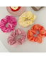 Fashion Rose Red Colored Cloth Candy Color Hair Ring