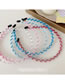 Fashion Rose Red Color Wave Beam Headband