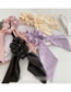 Fashion Beige Satin Ribbon Candy Color Hair Rope