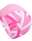 Fashion Pink Stripes Striped Contrast Color Stitching Flamingo Scallop Print Children Swimming Cap