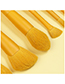 Fashion Yellow Little Yellow Duck Makeup Brush Set Of 10