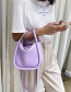 Fashion Purple Geometric Shoulder Bag