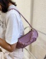 Fashion Pink Crocodile Chain Shoulder Bag