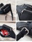 Fashion Black Chain Geometric Shoulder Bag