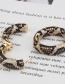 Fashion Python Pattern Seven-row Zircon Python Round Earrings