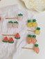 Fashion Pineapple Fruit Resin Alloy Childrens Hairpin