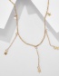Fashion Golden Five-pointed Star Tassel Alloy Necklace